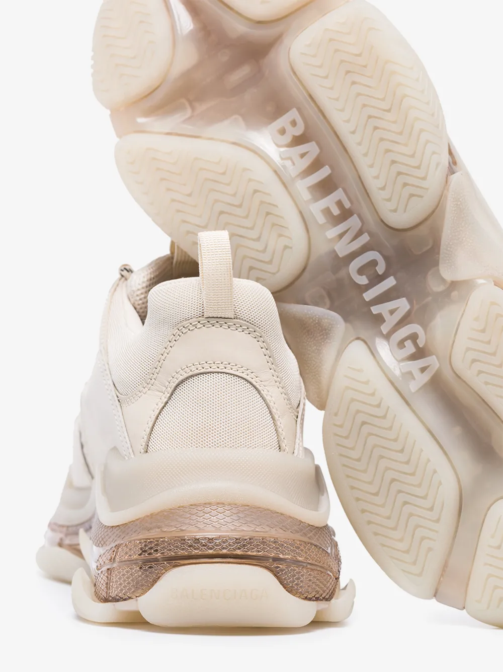 BALENCIAGA BALENCIAGA BEIGE TRIPLE S SNEAKERS,541624W09O114614193