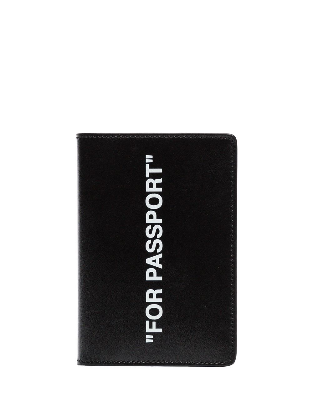 фото Off-White обложка для паспорта с принтом