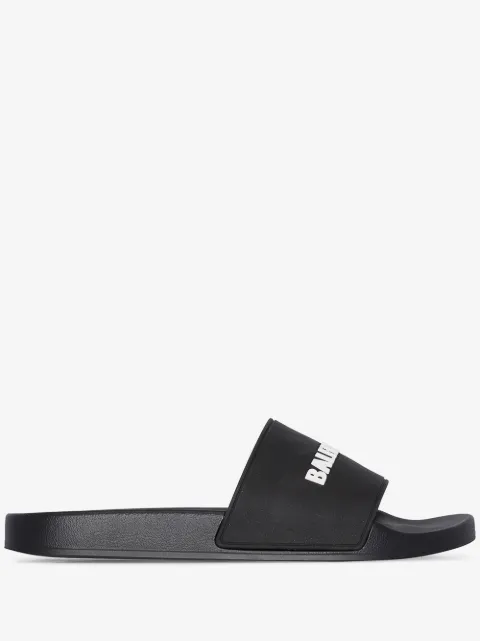 Balenciaga 엠보스드 로고 샌들