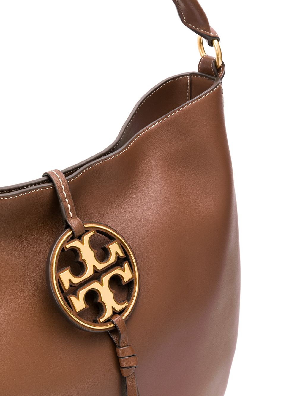 фото Tory Burch сумка-тоут с металлическим логотипом