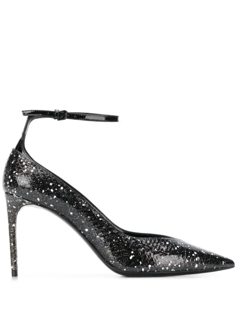 Saint Laurent ink splashes pumps