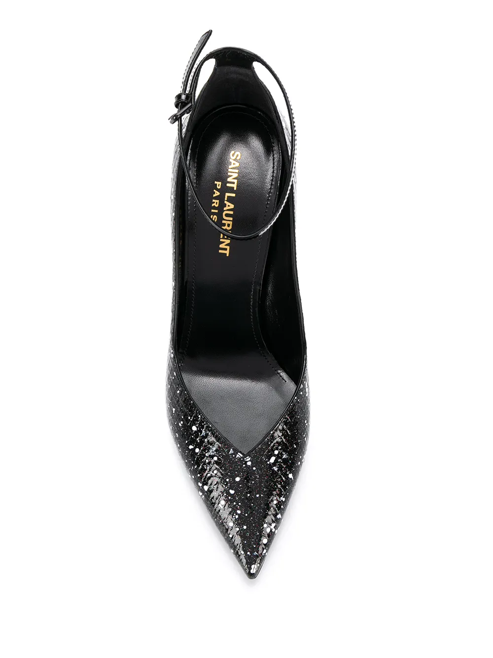 Saint Laurent ink splashes pumps Black
