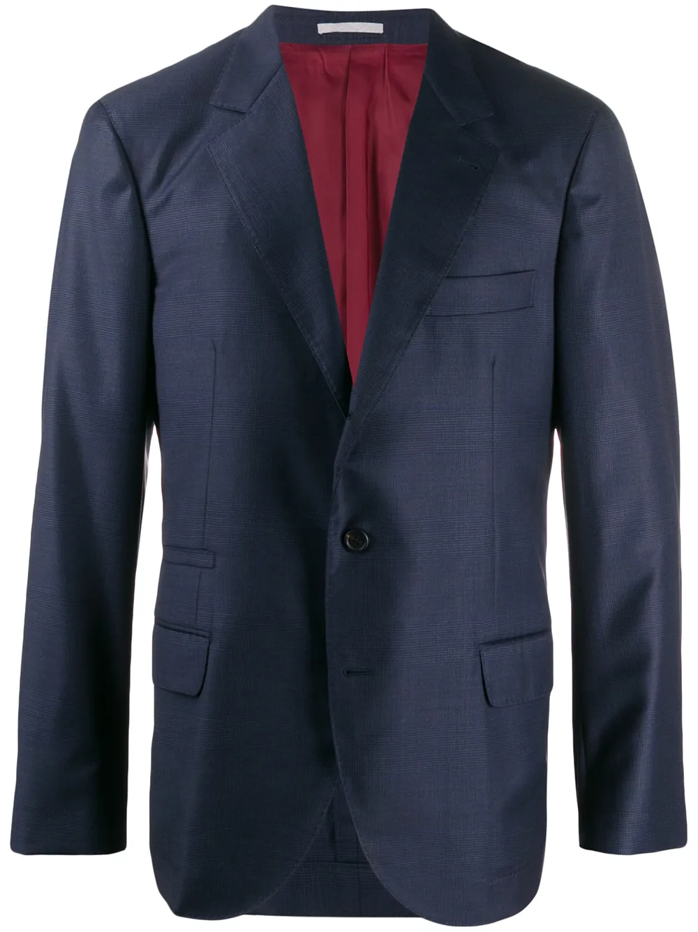 

Brunello Cucinelli blazer con diseño colour block - Azul