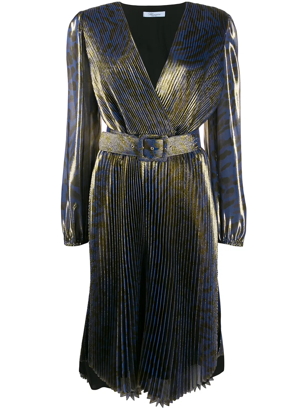 Blumarine Kleid Mit Falten GDfkk pmmY1 Blumarine Kleid Mit Falten GDfkk pmmY1
