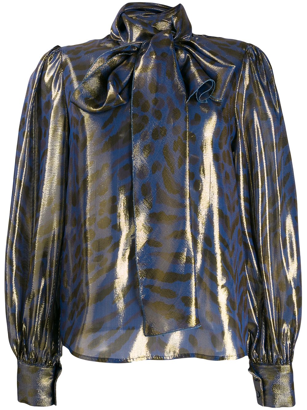 фото Blumarine animal print blouse