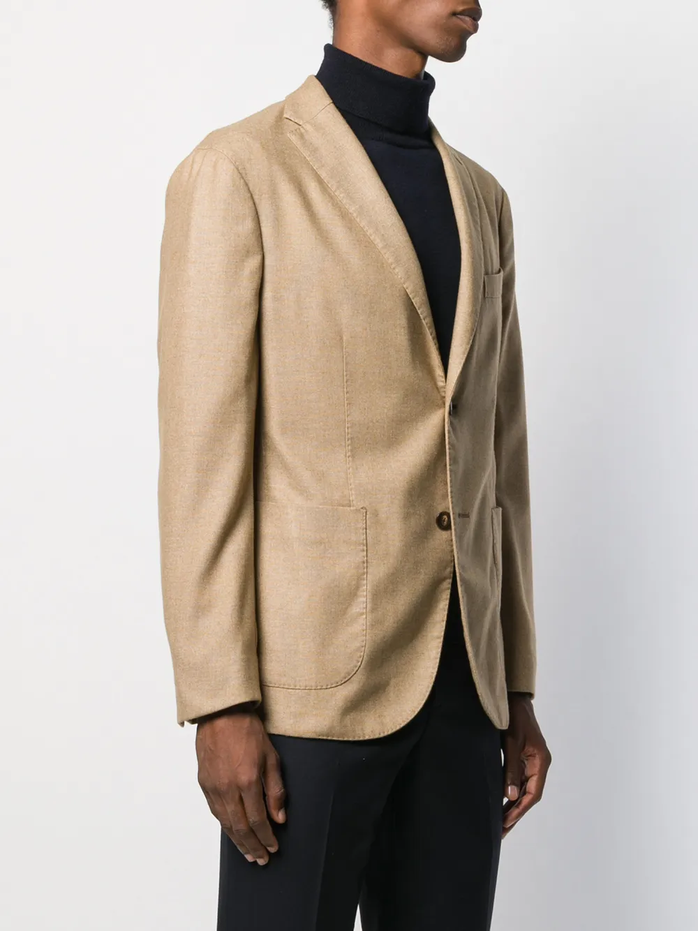 Boglioli Getailleerde blazer Beige