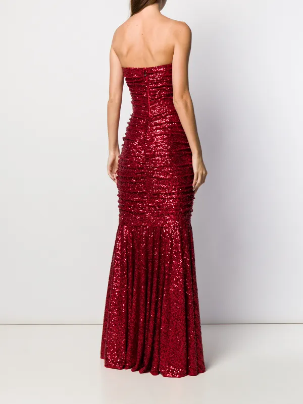 dolce and gabbana red sequin dress Dolce & Gabbana Dresses