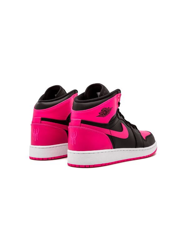 Jordan Kids x Serena Williams Air Jordan 1 Retro High Hyper Pink Sneakers  - Farfetch