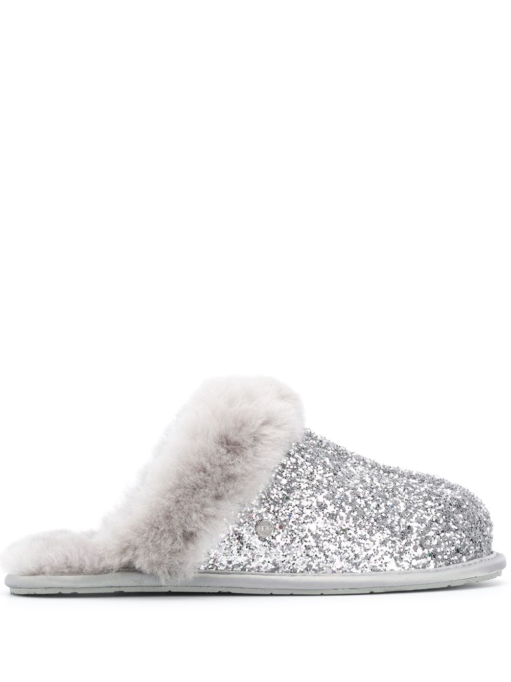 silver glitter uggs