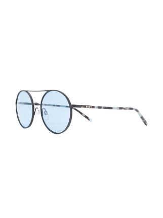 aviator-frame tinted sunglasses展示图