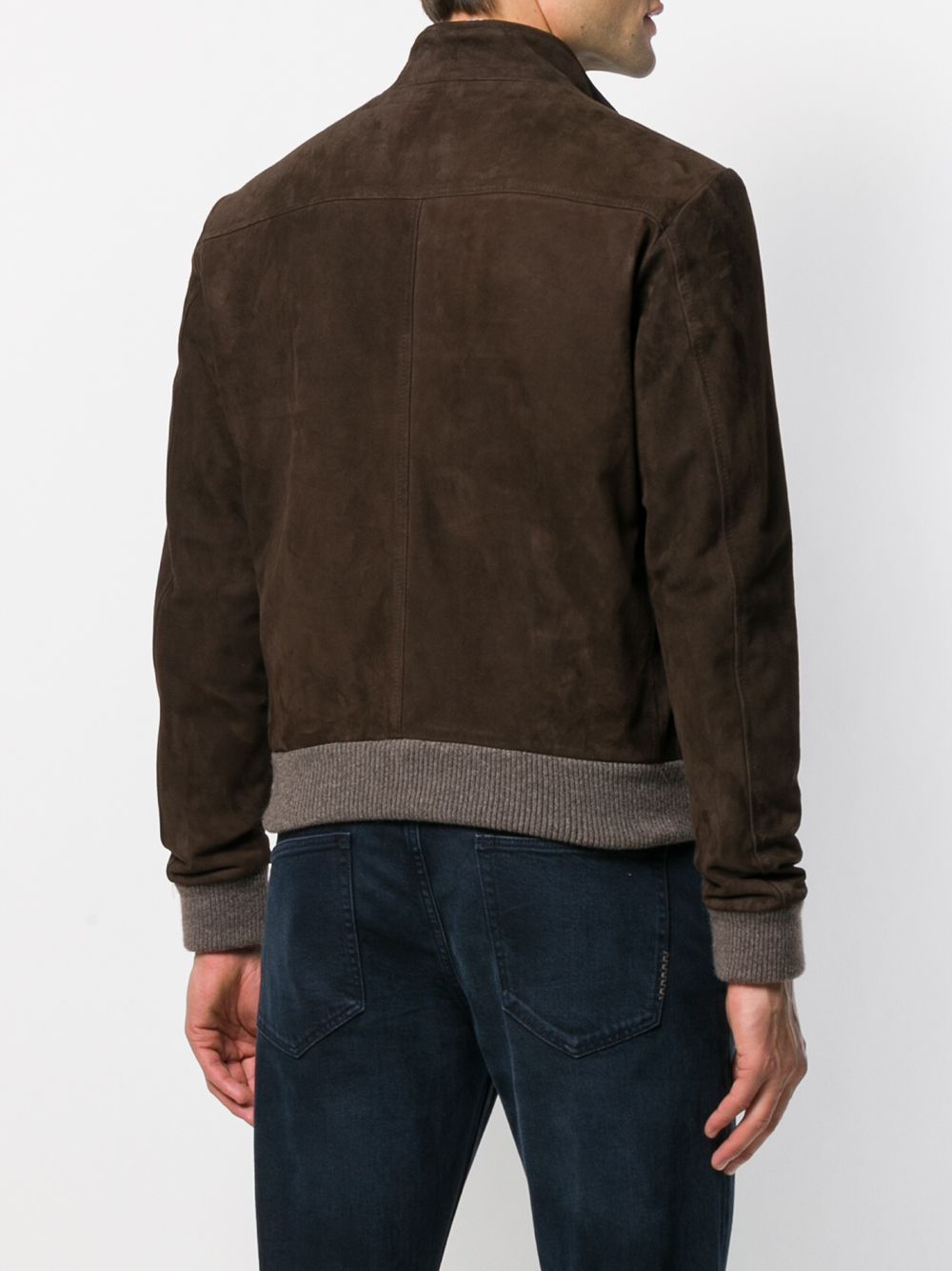 фото Doriani Cashmere ribbed-trim bomber jacket