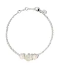 Shaun Leane Silver Cherry Blossom single diamond and pearl bracelet - STERLING SILVER