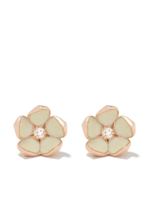 Shaun Leane Cherry Blossom diamond flower stud earrings