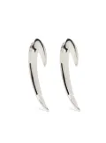 Shaun Leane Silver diamond Hook earrings