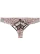 Image 1 of Kiki de Montparnasse Lace Inset leopard-print briefs