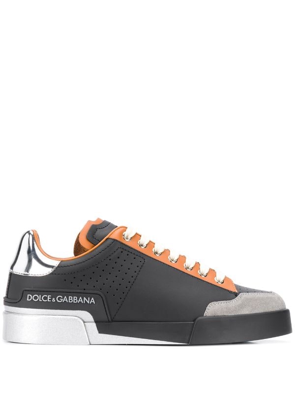 dolce gabbana orange sneakers