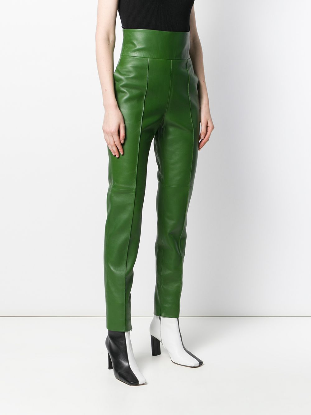 Alexandre Vauthier high-waisted Leather Trousers - Farfetch