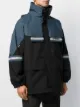 Affix colour block parka