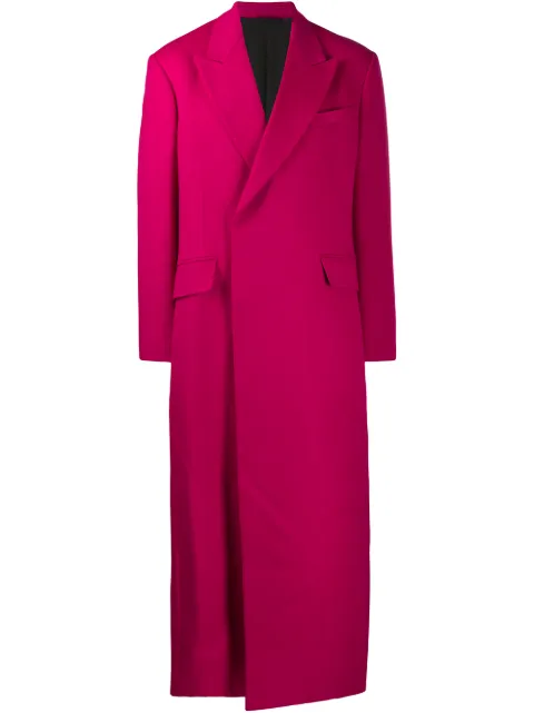 RAF SIMONS DOUBLE BREASTED LONG COAT