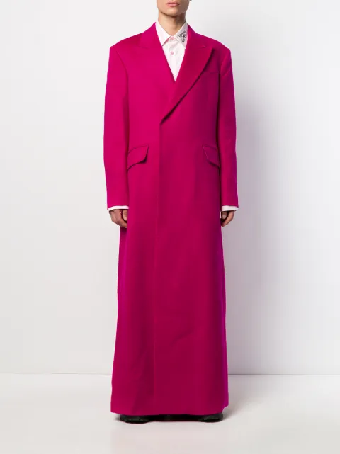 RAF SIMONS DOUBLE BREASTED LONG COAT