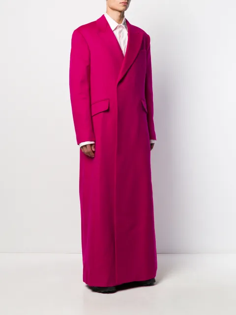 RAF SIMONS DOUBLE BREASTED LONG COAT