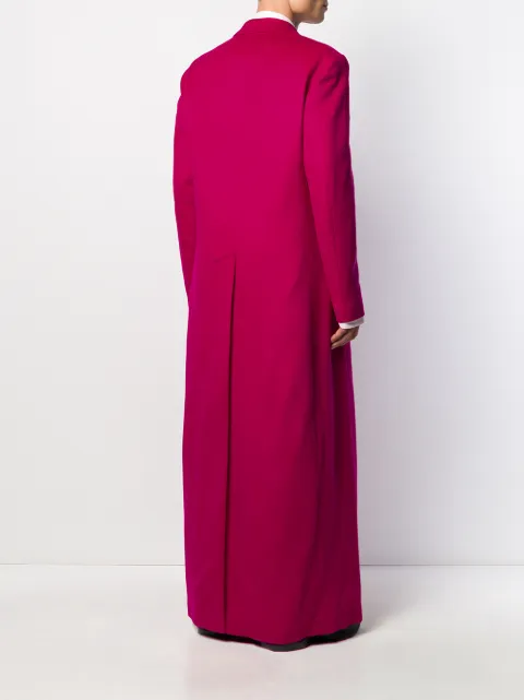RAF SIMONS DOUBLE BREASTED LONG COAT