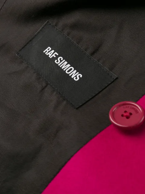 RAF SIMONS DOUBLE BREASTED LONG COAT