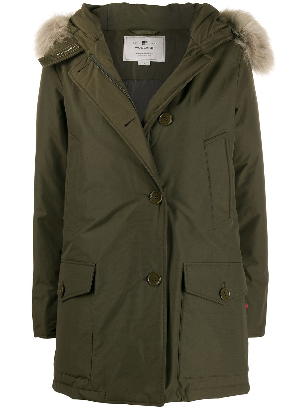 фото Woolrich Arctic down parka coat