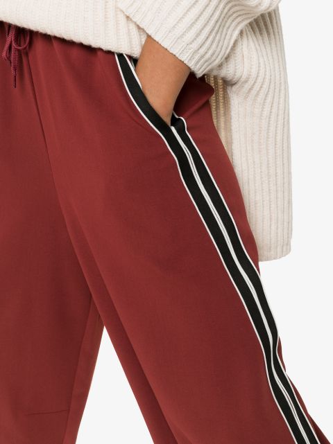 high waisted track pants