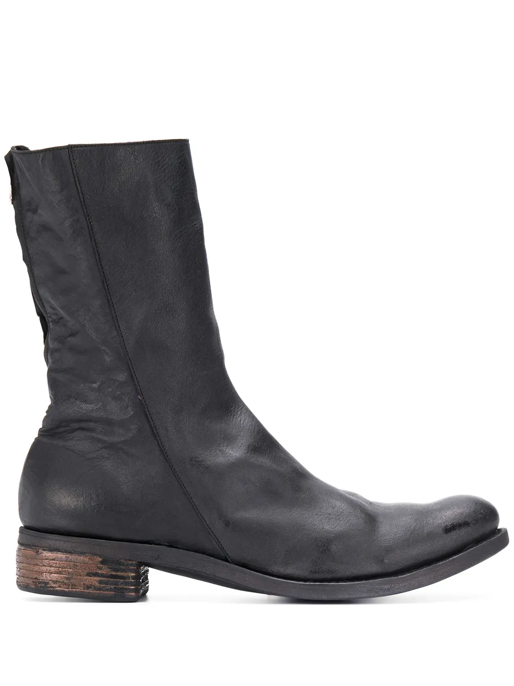 bottines à effet usé