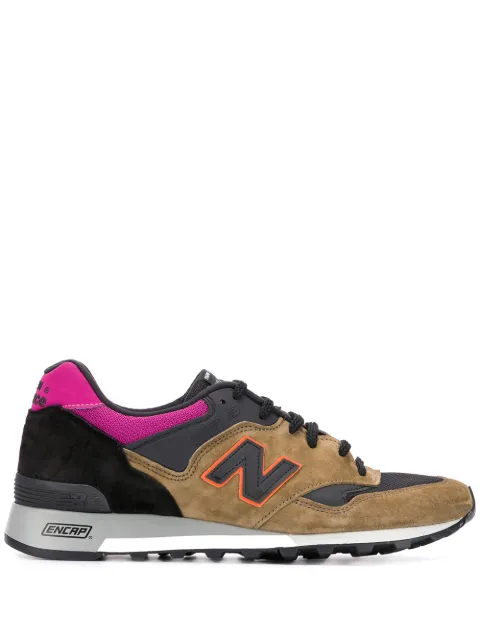 Shop black \u0026 green New Balance 577 low 