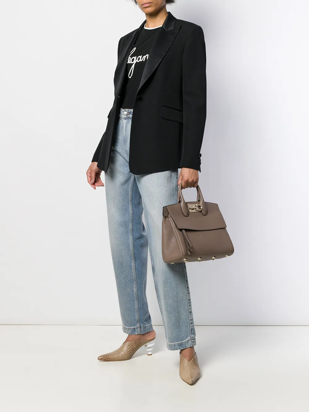 фото Salvatore ferragamo сумка-тоут the studio