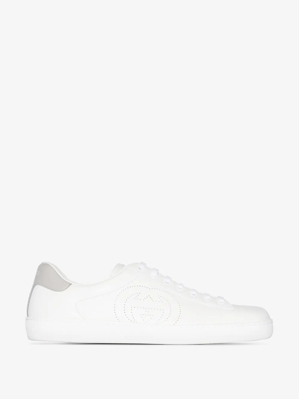 GUCCI GUCCI WHITE ACE LOW TOP SNEAKERS,599147AYO7014618640