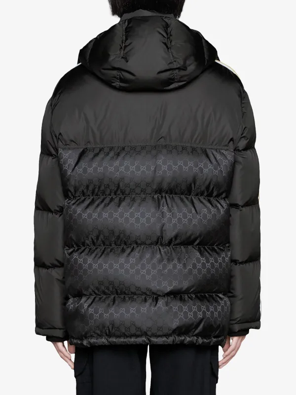 gucci monogram jacket black