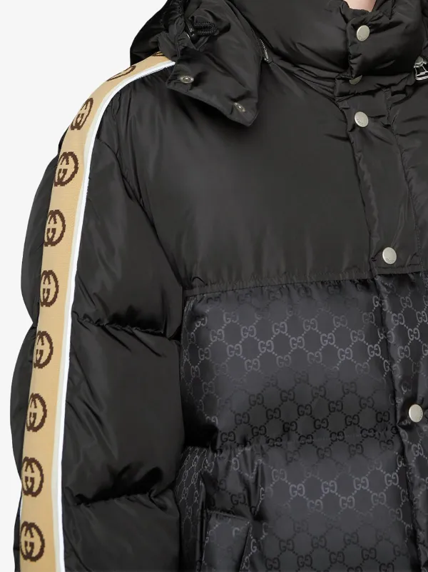 gucci monogram puffer jacket