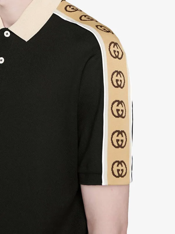 gucci monogram polo shirt