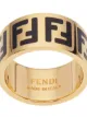 Fendi monogram pattern ring