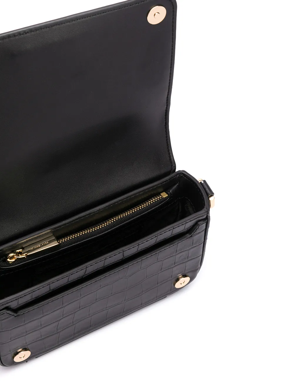 Michael Kors Crossbodytas met logoplakkaat Zwart
