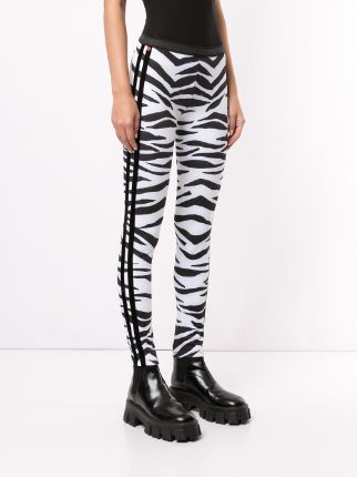 zebra print thermal leggings展示图