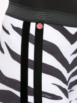 zebra print thermal leggings展示图