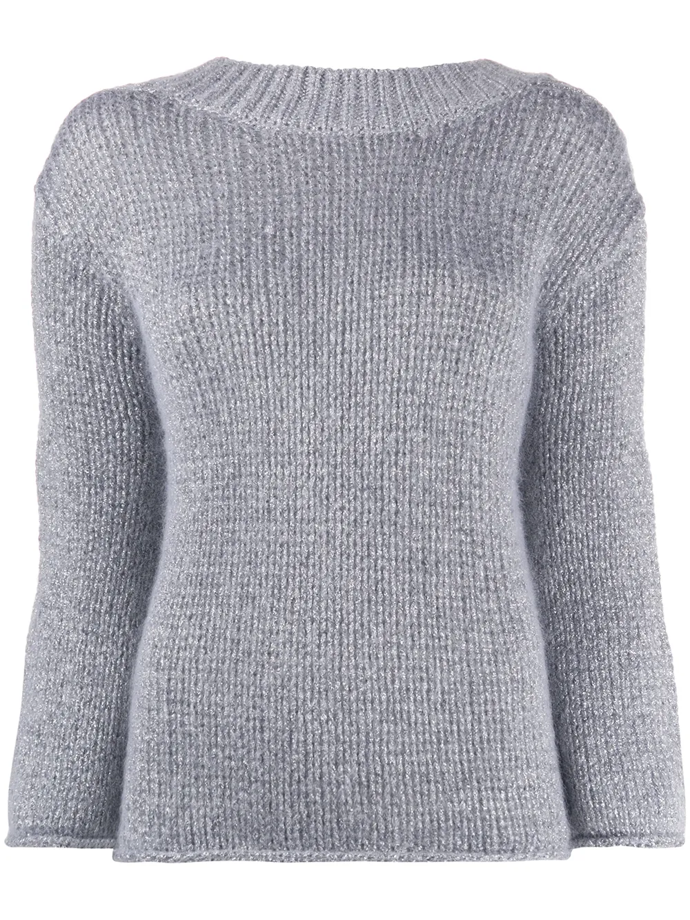 

Forte Forte metallic slim-fit jumper - Grey