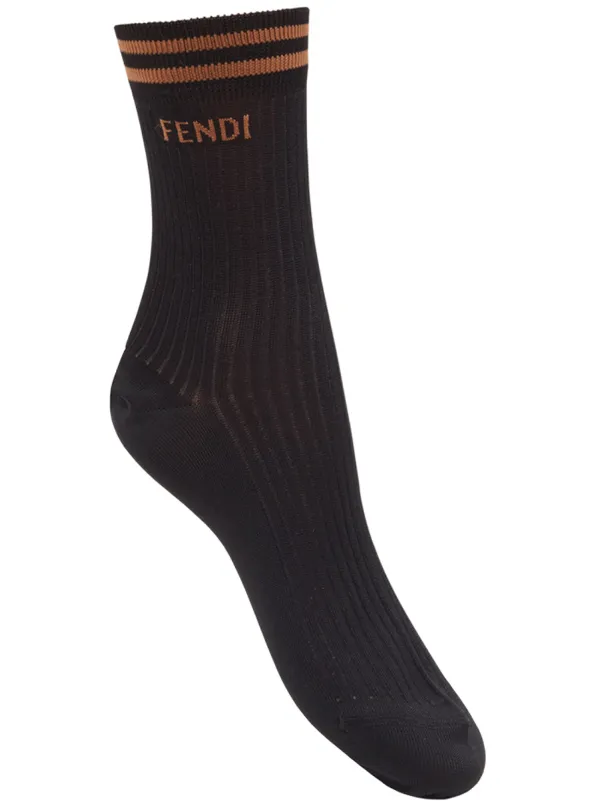 fendi logo socks