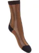 Image 1 of Fendi striped logo detail socks