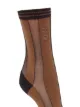 Image 2 of Fendi striped logo detail socks