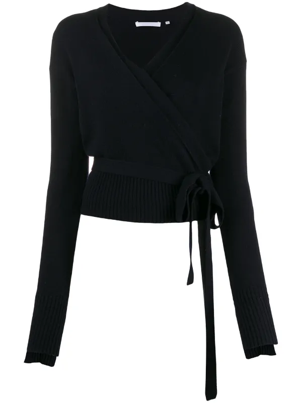 helmut lang wrap cardigan