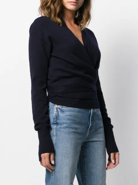 helmut lang wrap cardigan