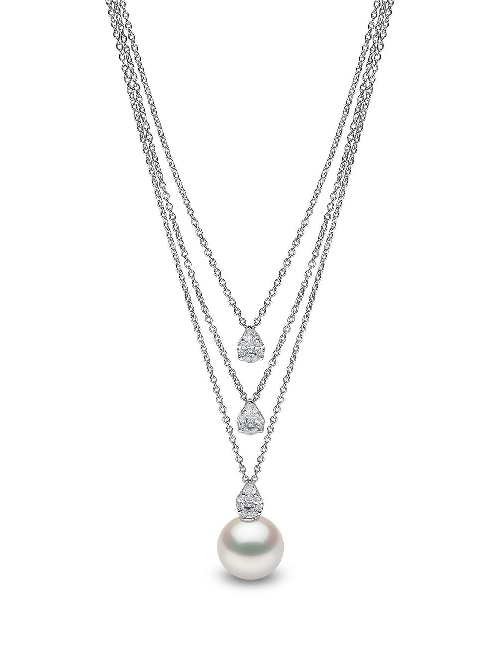 

Yoko London 18kt white gold Starlight South Sea pearl and diamond necklace - Silver