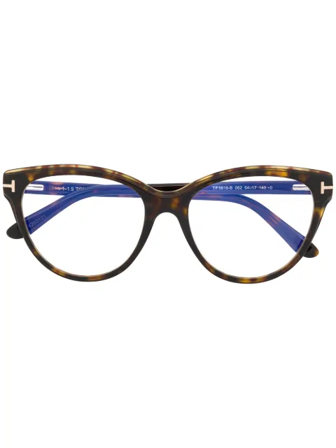 TOM FORD Eyewear lentes con armazón redonda FT5618B