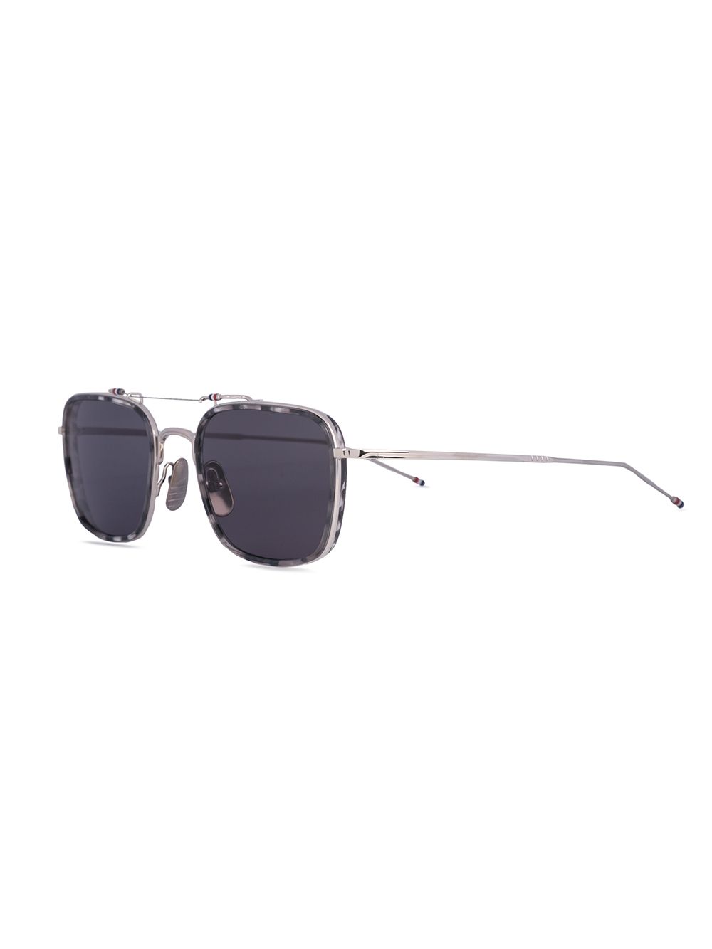 фото Thom Browne Eyewear THOM BROWNE EYEWEAR TBS913 Navy Tortoise-Black Iron Dark Brown Synthetic->Acrylic