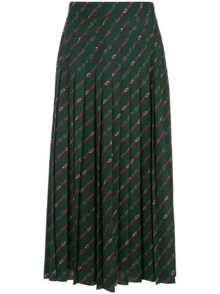 Green shop gucci skirt